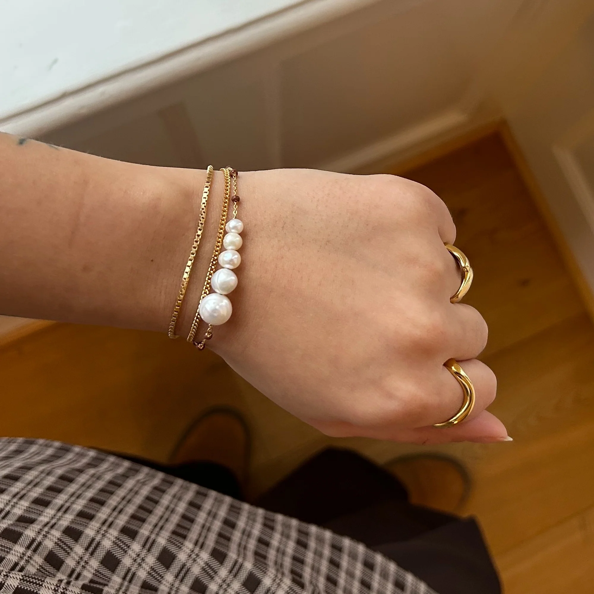 Bracelet, Box Chain 1,45 mm - Image 3