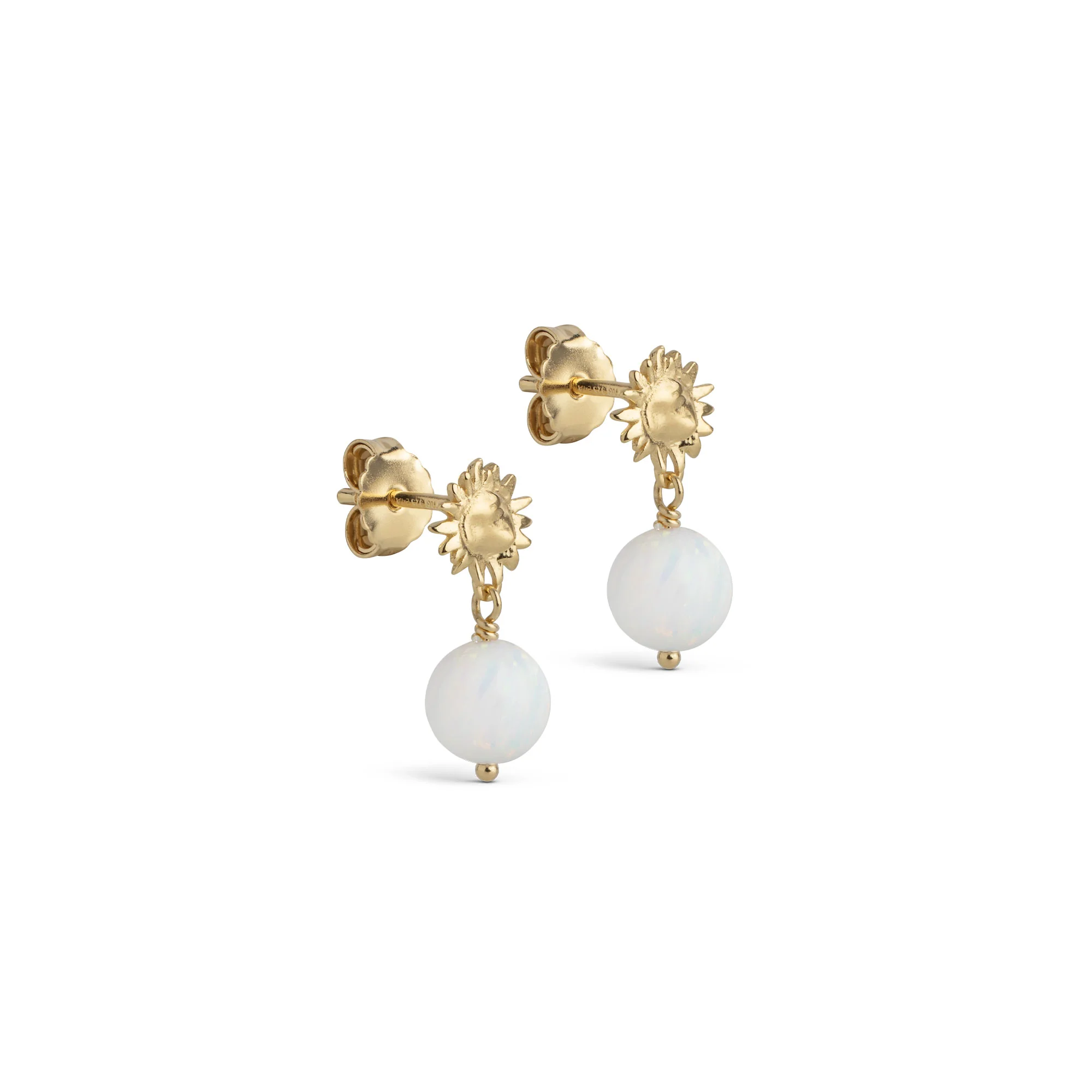 Earrings, Daystar Globe