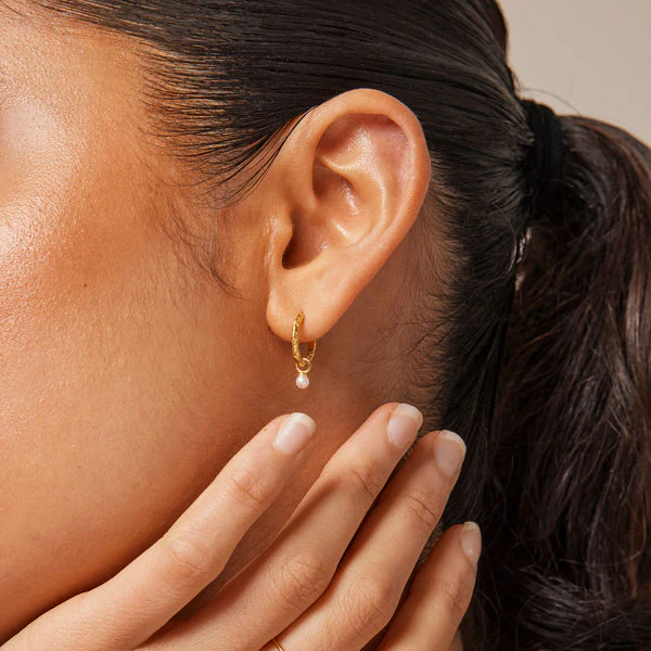 Soft Pearl Earrings Stack - Image 2