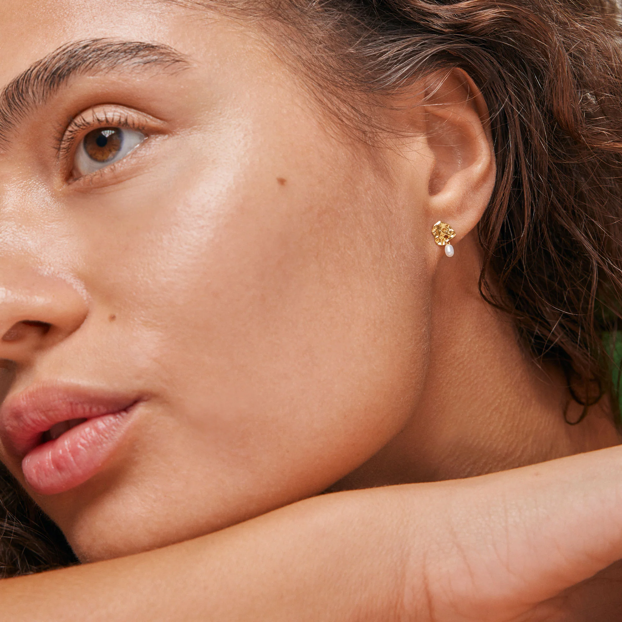 Soft Pearl Earrings Stack - Image 3